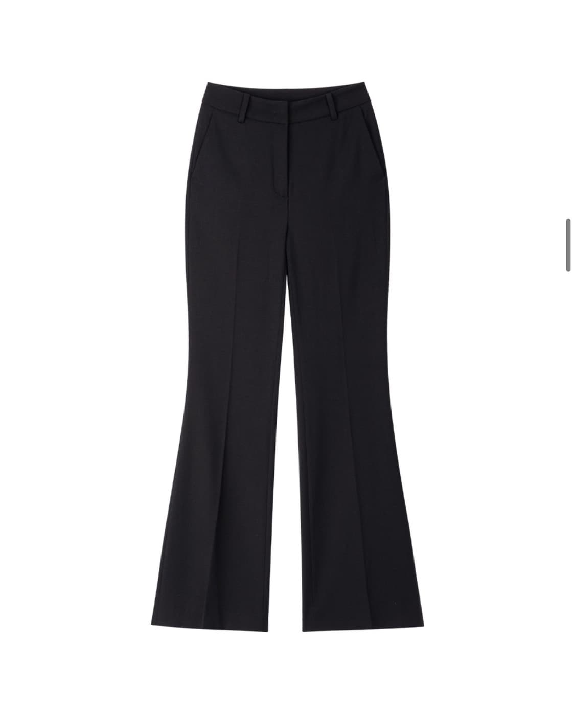 (새상품)(S) 드로우핏 우먼 컴피 울 슬림 부츠컷 슬랙스 BLACK 상품이미지7