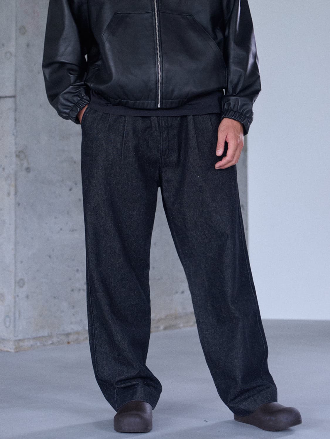 리바이스 재팬 데님 슬랙스 블랙 34  상품이미지1