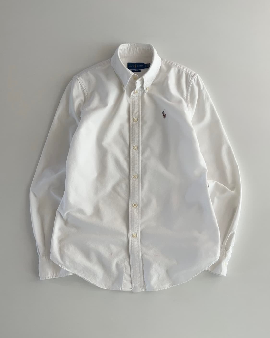 폴로 랄프로렌 여성 화이트 옥스포드 셔츠 S 상품이미지1