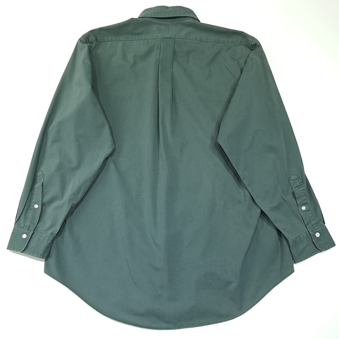 CL683 XL 폴로 90s 코튼 레드포니 세이지그린 셔츠 남방 상품이미지6