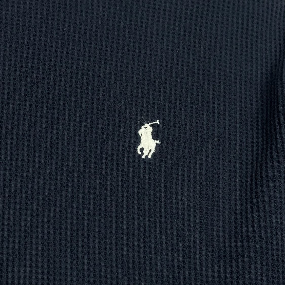 폴로 랄프로렌 포니 와플 네이비 긴팔티셔츠 (XXL) 상품이미지4