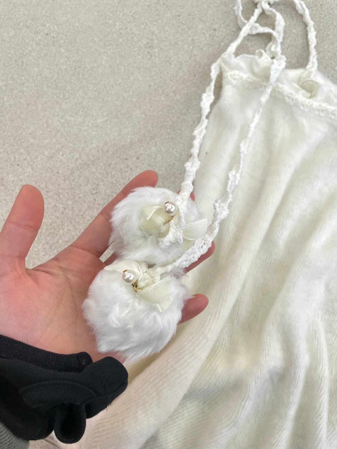 리즈리사 니트 슬리브리스 상품이미지3