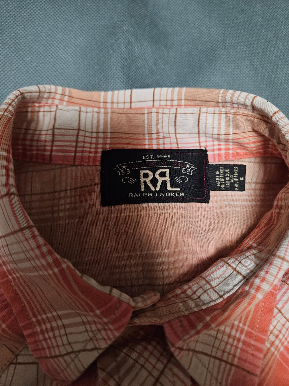 rrl 플래드 웨스턴 셔츠 상품이미지3