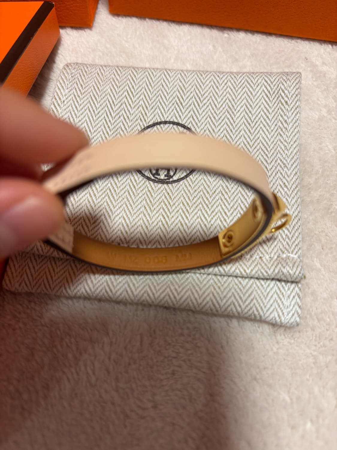 에르메스 가죽 팔찌 Rivale Mini 브레이슬릿 상품이미지6