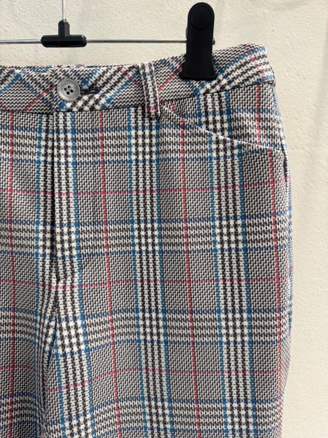 japan vintage 체크 슬랙스 상품이미지2