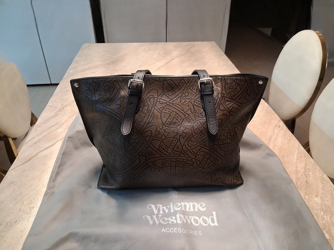 비비안웨스트우드 일본판 Arthur 토트백 (다크브라운) 상품이미지4