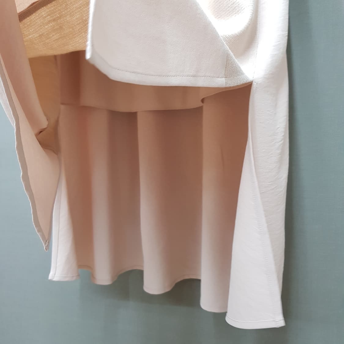 오즈세컨 O2ND  니트 배색 원피스 82-94-160사이즈 상품이미지5