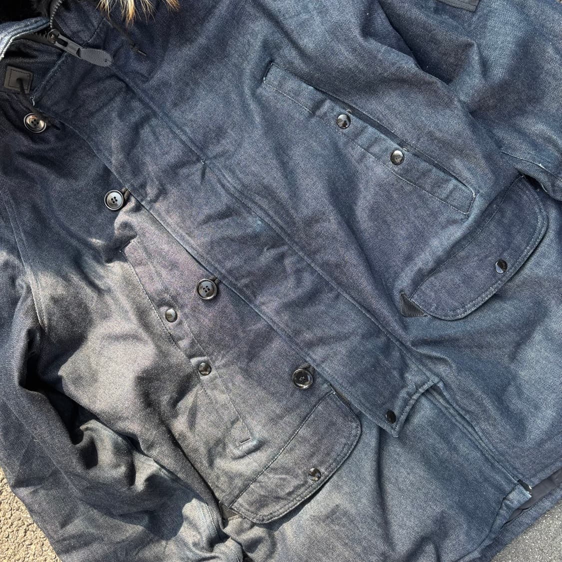 미국 스피왁 데님 n3b 파카 상품이미지4