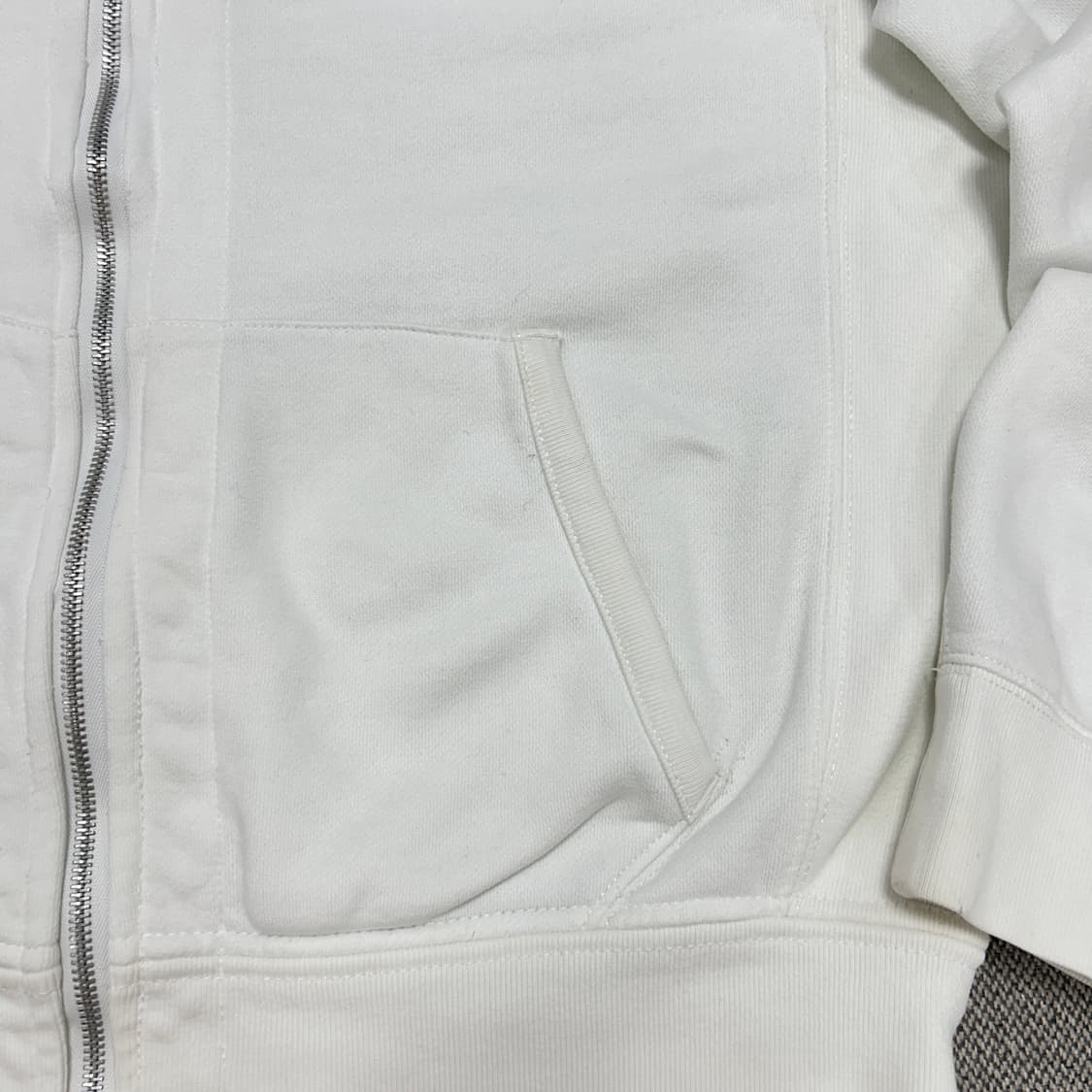 폴로 빅포니 화이트 후드집업(L) 상품이미지5