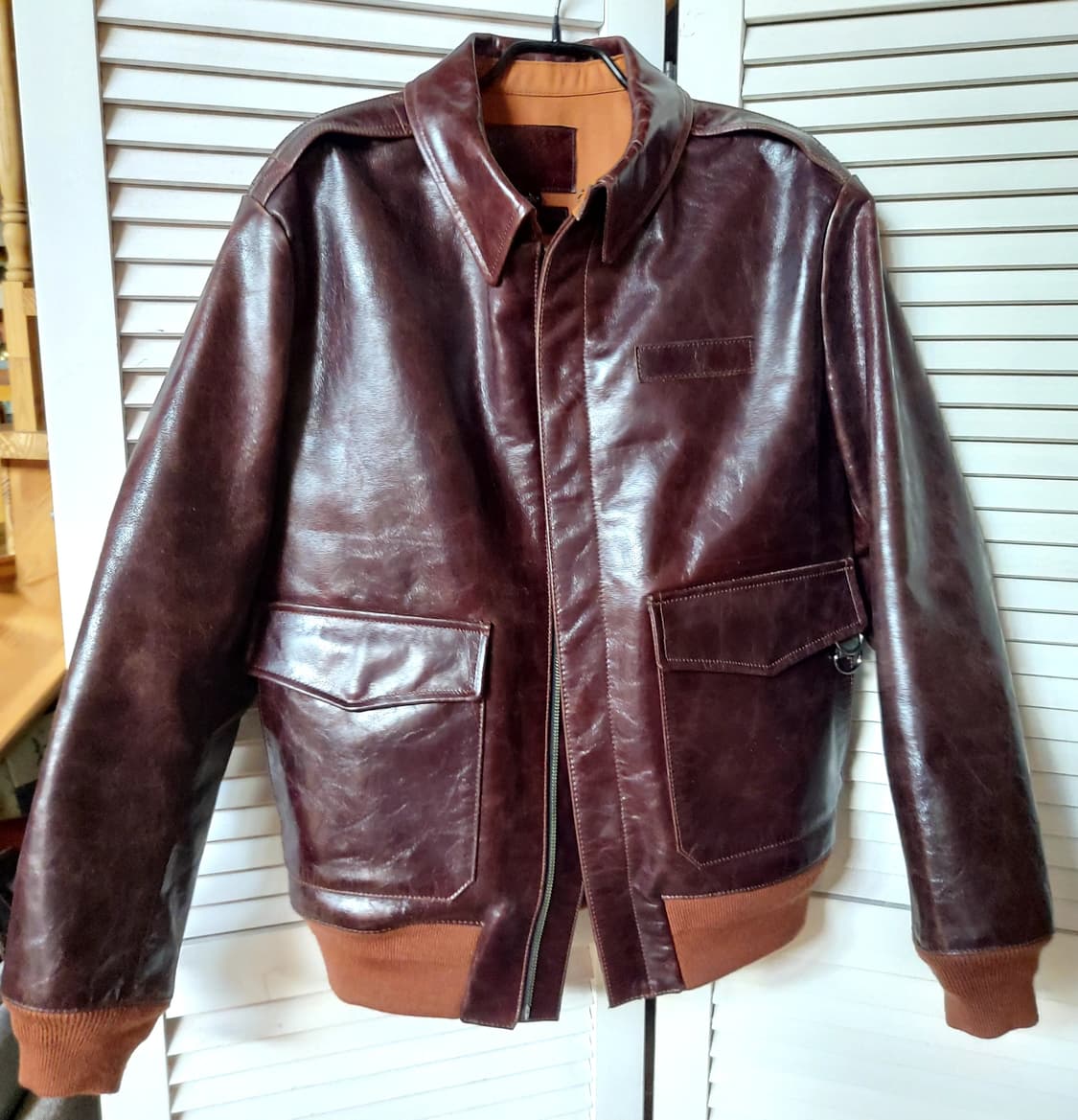 알리발 A-2 말가죽자켓 L 상품이미지3