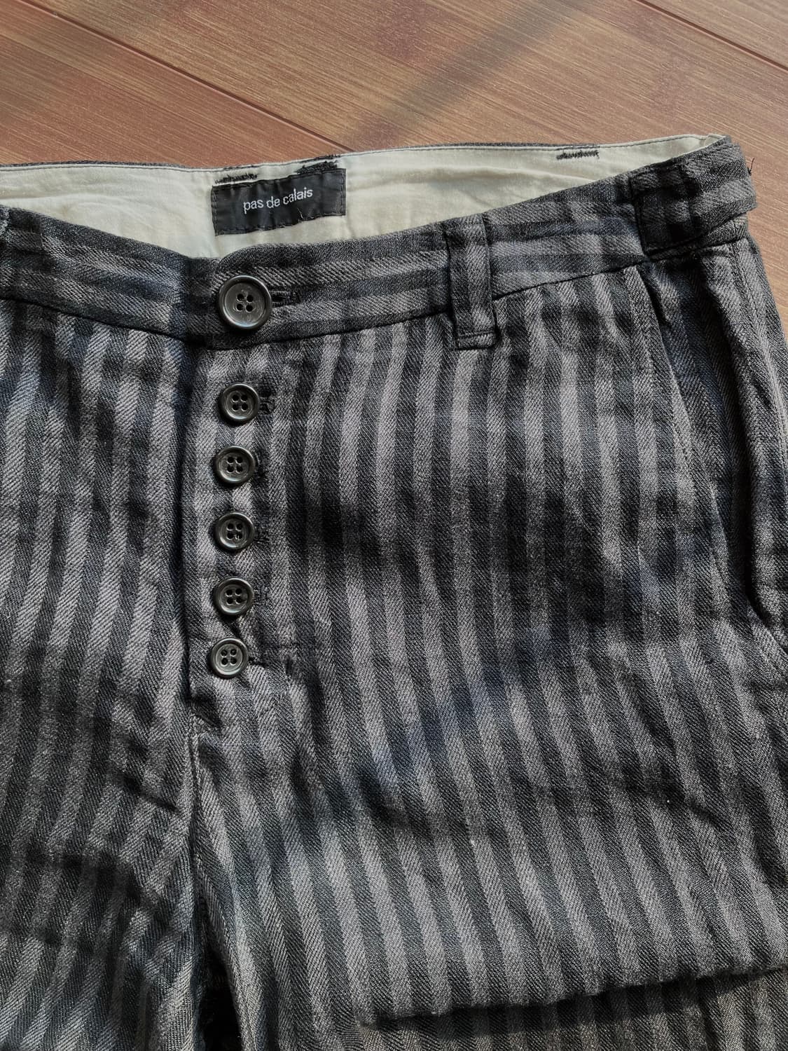 Pas de calais 스트라이프 팬츠 상품이미지1