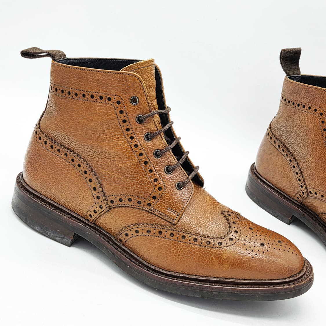  헤링슈 hawkshead 윙팁 컨트리 부츠 브라운 (7)  상품이미지6