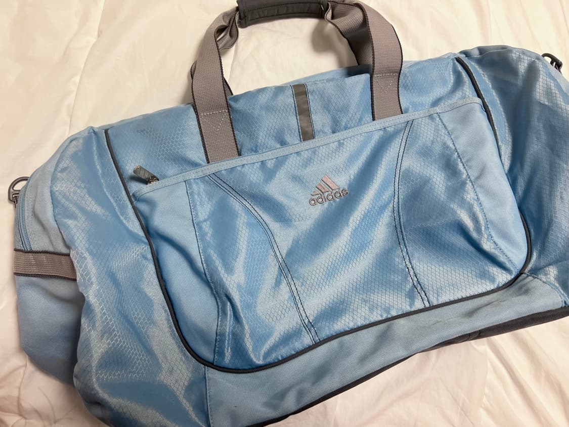 아디다스 더플백 빅백 연하늘 파스텔 블루 그레이 상품이미지1