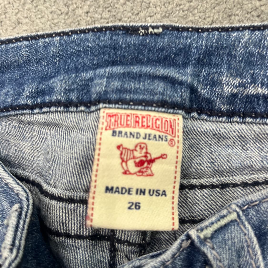 26 트루릴리젼 스트레이트 워싱 데님 상품이미지9