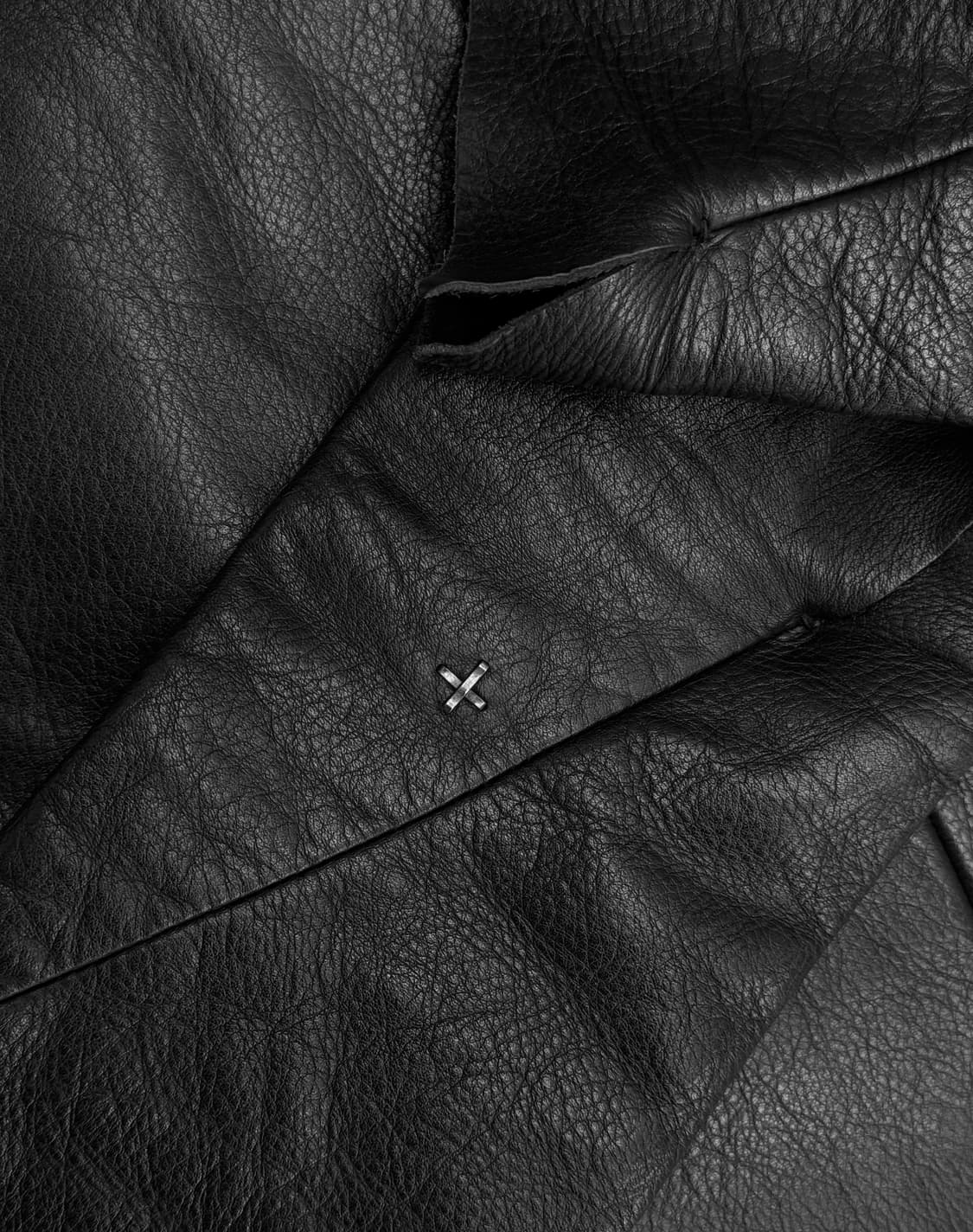 Bison Leather Hooded Aviator Jacket 상품이미지4