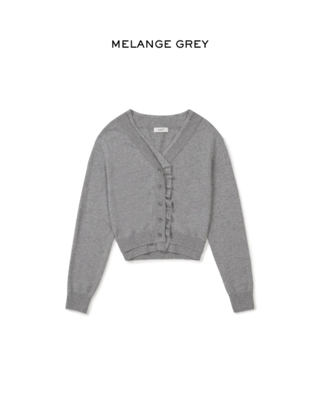 DOUBLE-LAYER WAVY CARDIGAN 상품이미지2