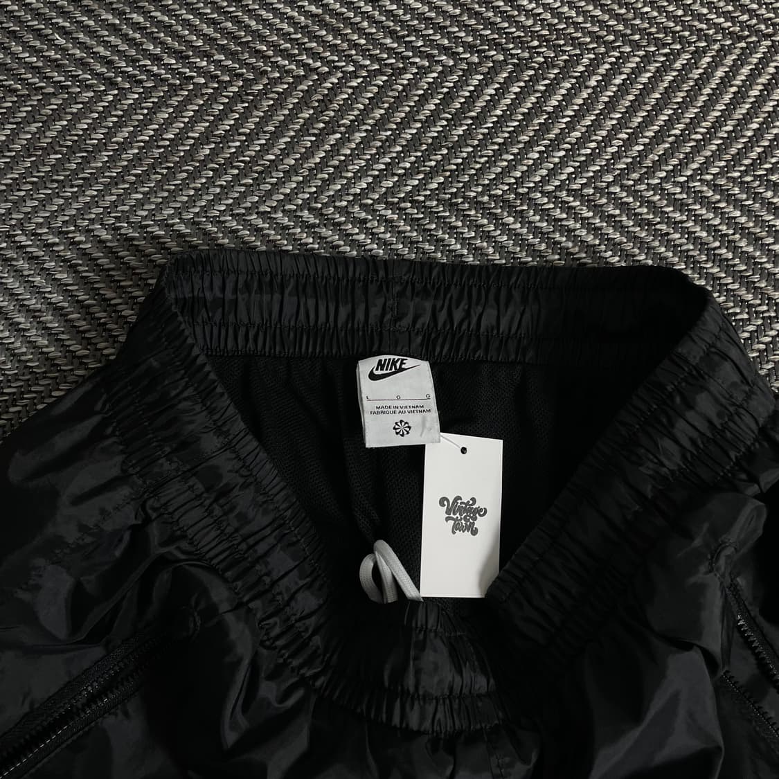 나이키 신형 블랙 나일론 와이드 트랙팬츠o 2816 상품이미지5