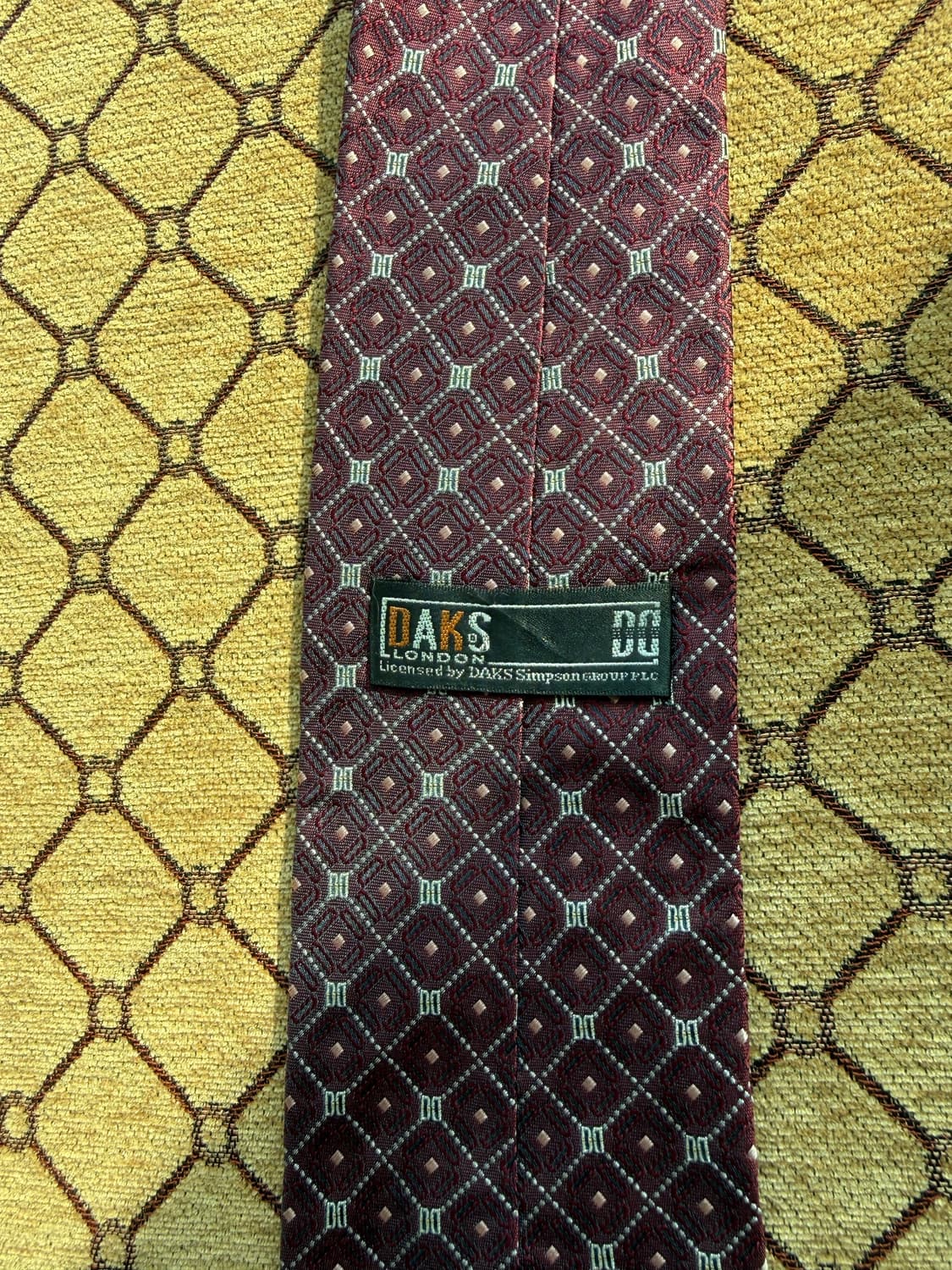 Daks 버건디 넥타이 상품이미지3