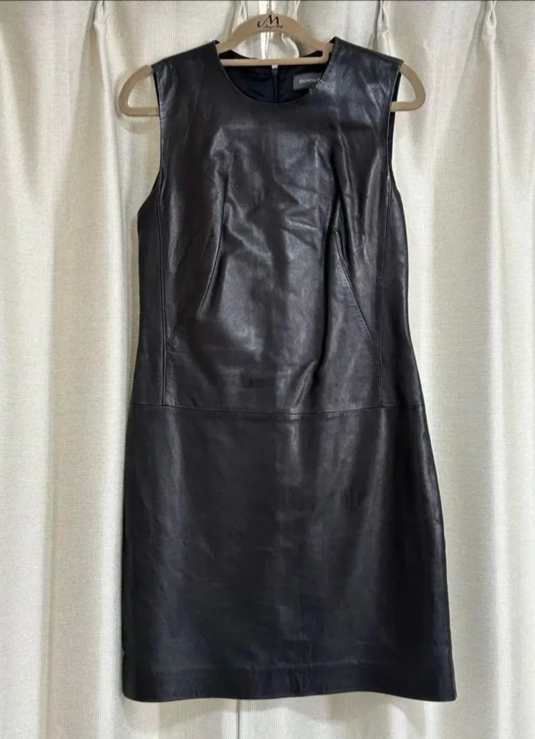 바나나리퍼블릭 블랙 양가죽 원피스 6 상품이미지1