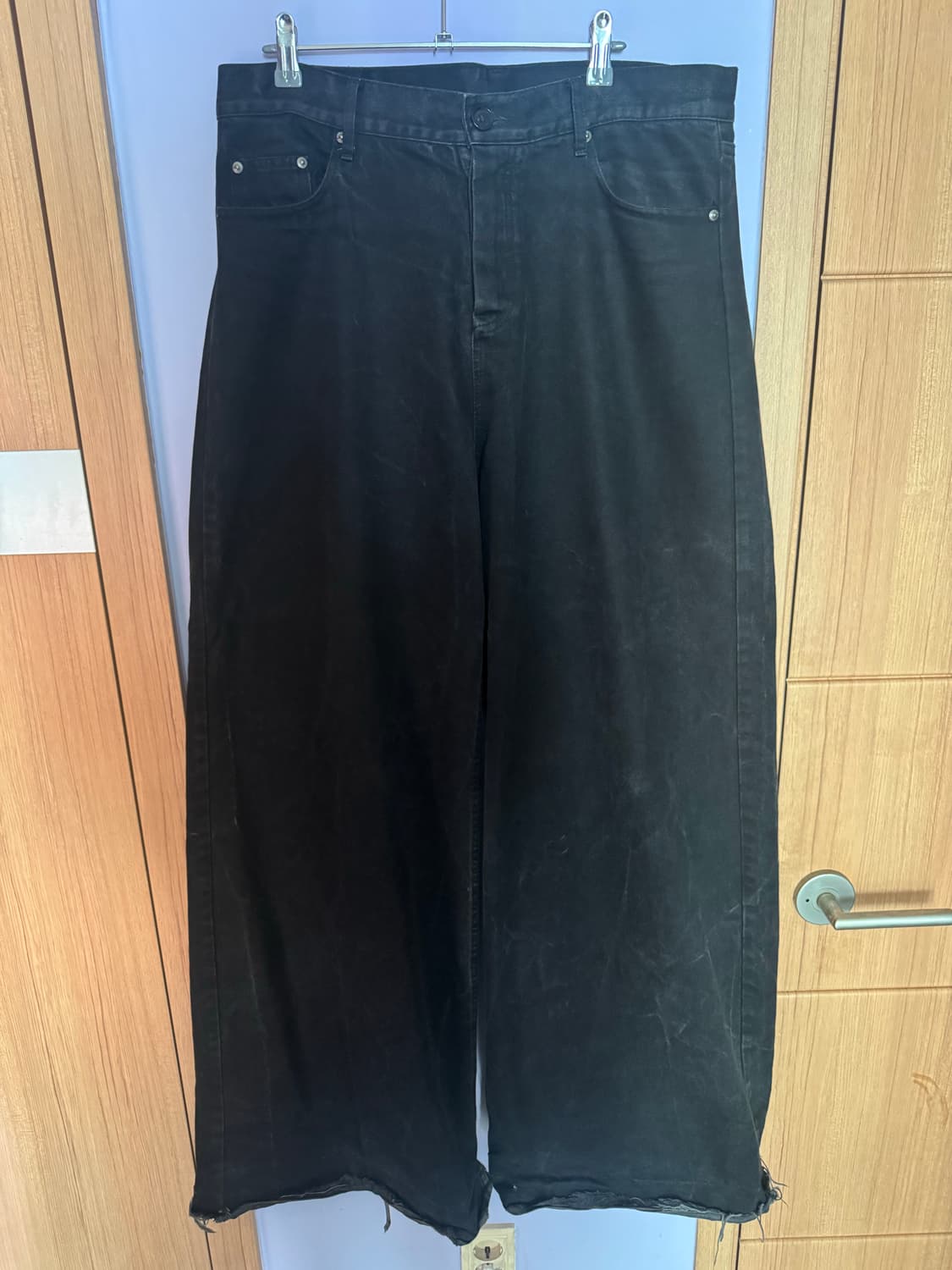 PARADOXE BIG BAGGY BLACK DENIM 상품이미지6