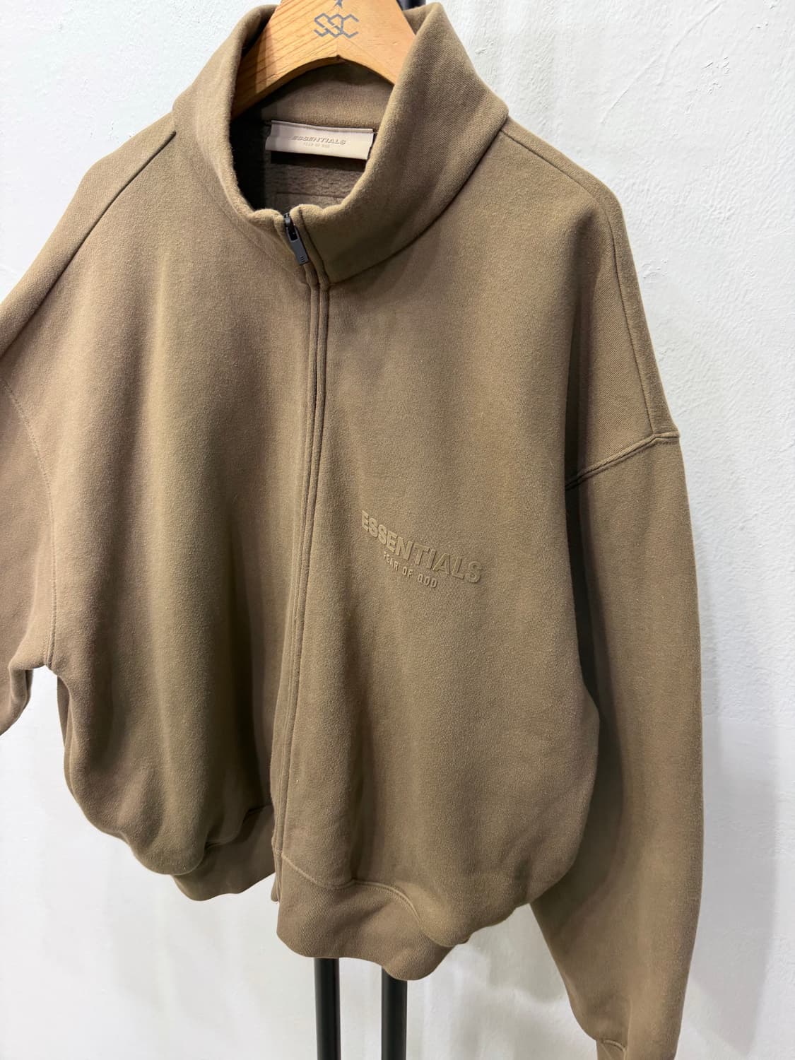 정품) 피어오브갓 에센셜 여성 오버핏 후드집업 S 상품이미지3