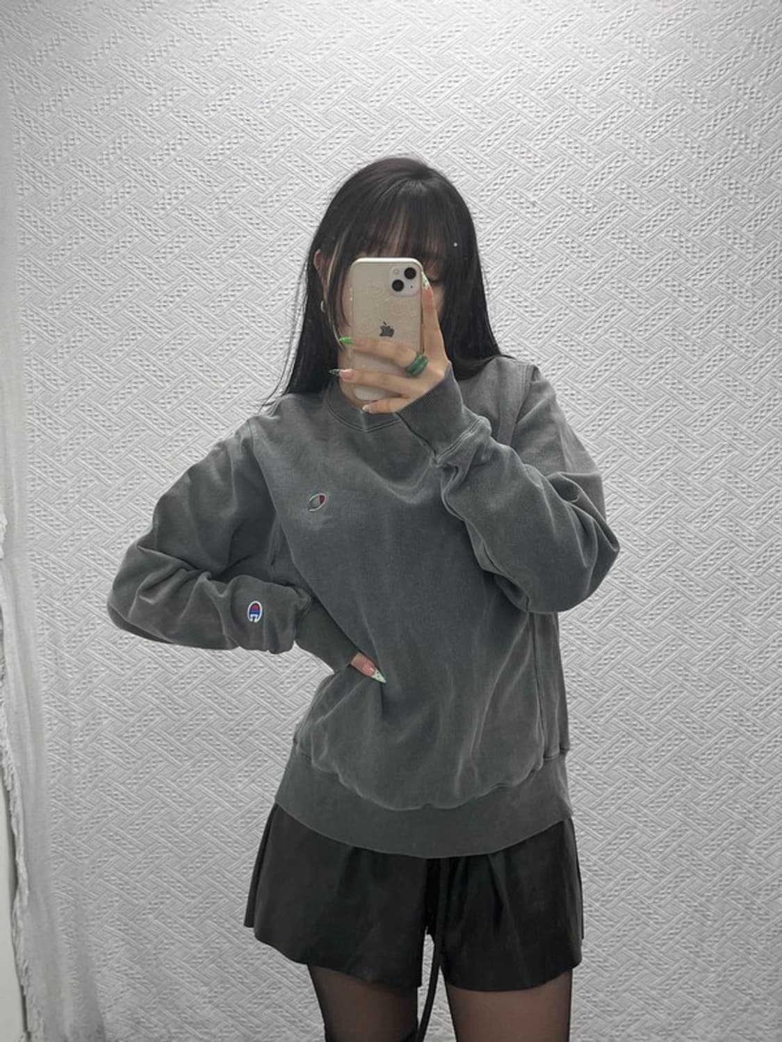 챔피온 리버스위브 올드스쿨 빈티지 캐주얼 약기모 맨투맨 S C09001 상품이미지1