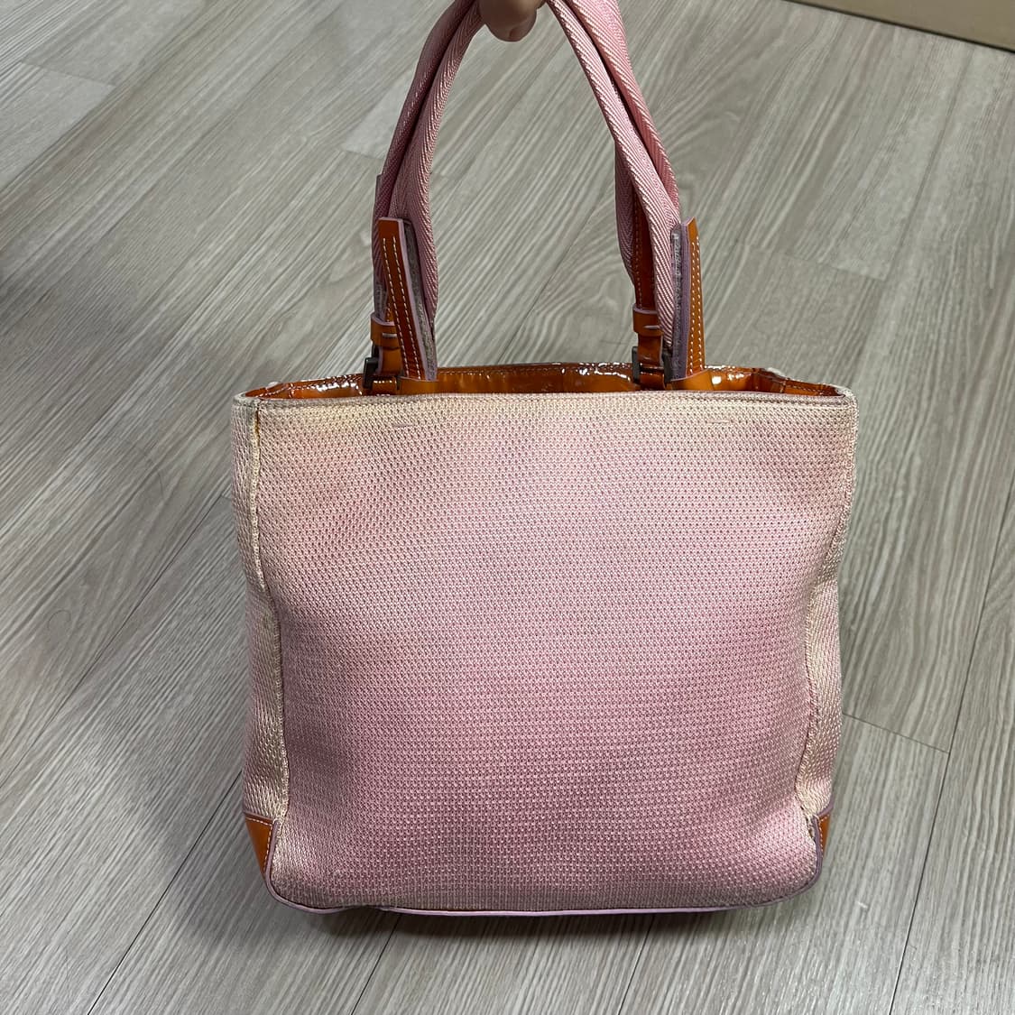 2000s 프라다스포츠 핑크 토트백  상품이미지3