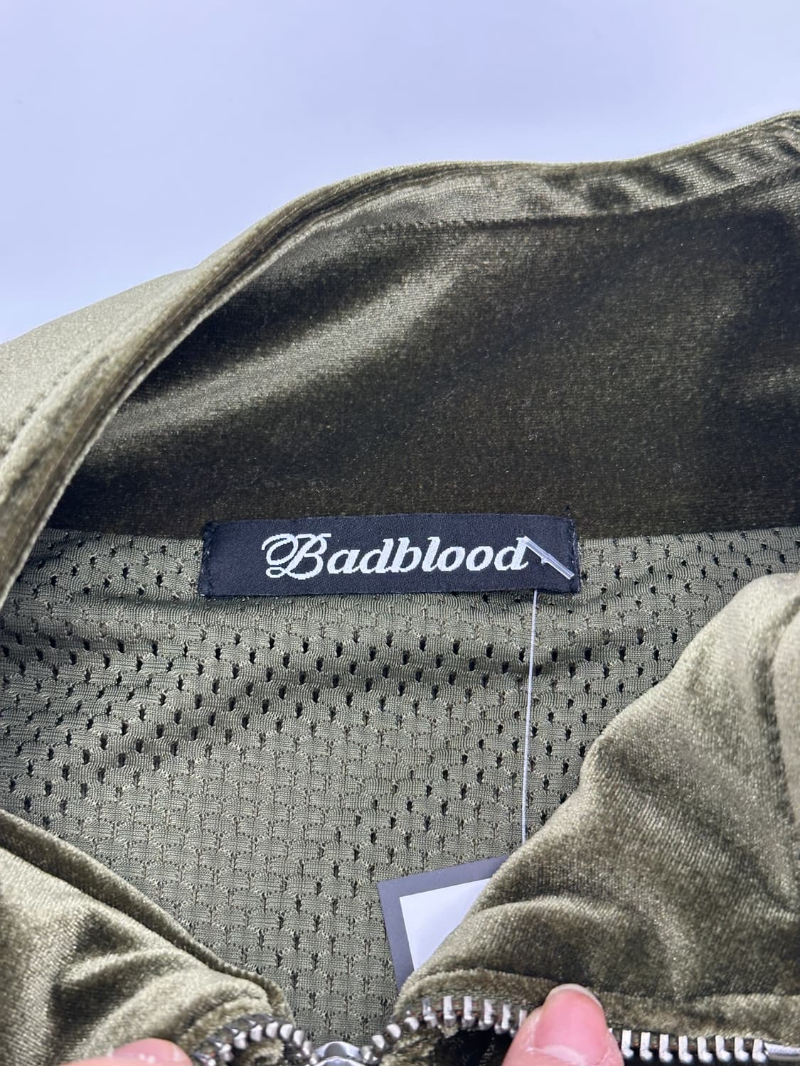 배드블러드 벨벳 져지 집업 상품이미지6