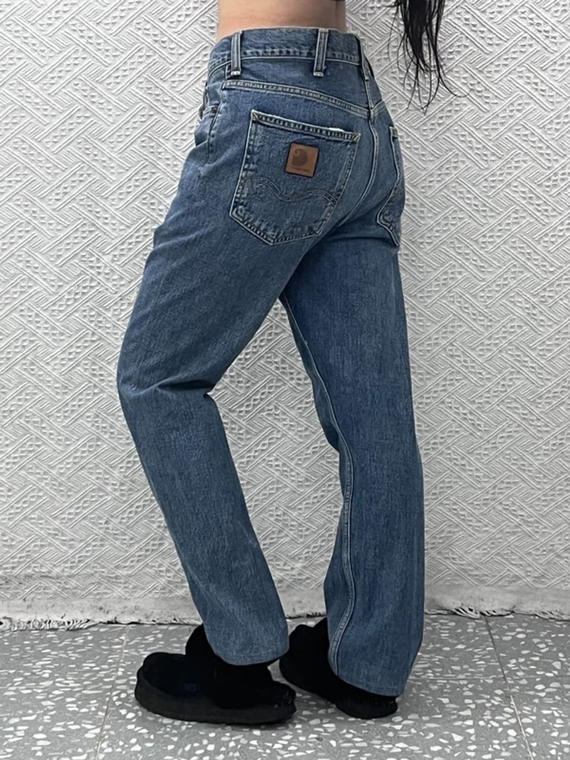 칼하트 WIP 올드스쿨 레트로 빈티지 데님 청바지 30인치 C10042 상품이미지1