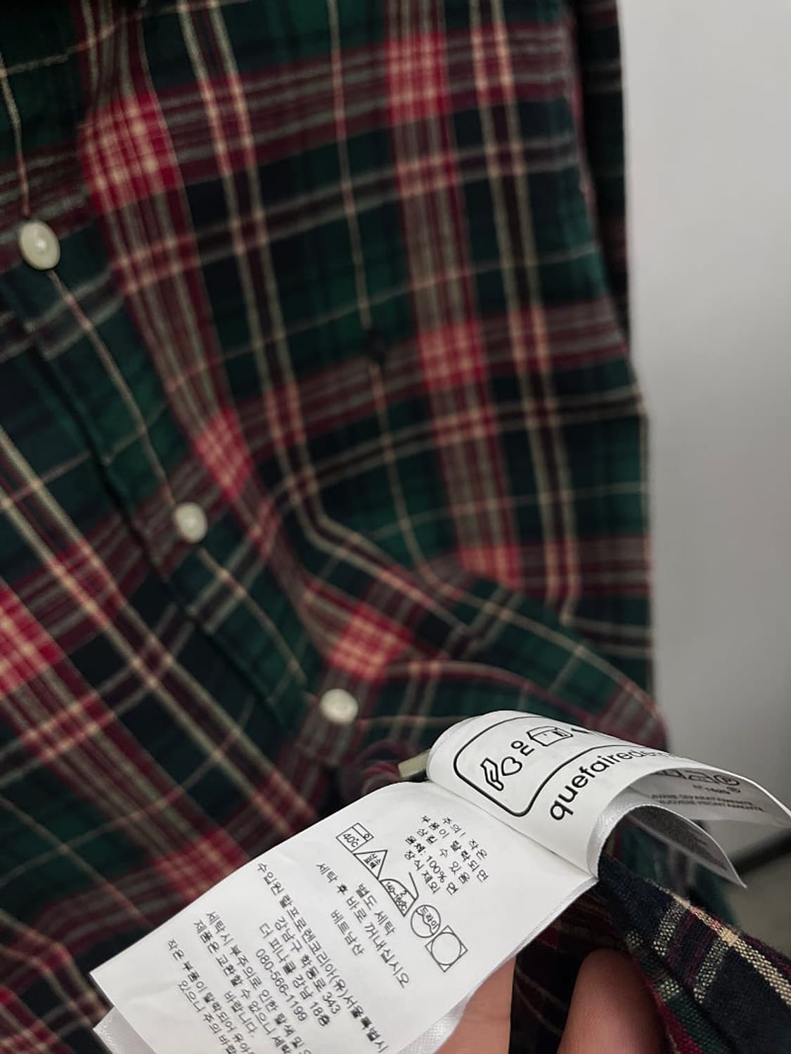 100-105) 폴로 신형 코튼플란넬 셔츠  상품이미지4