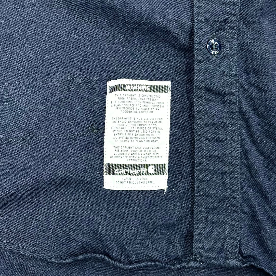 (L) 칼하트 FR 자수 디테일 워크 셔츠 made in USA 상품이미지4