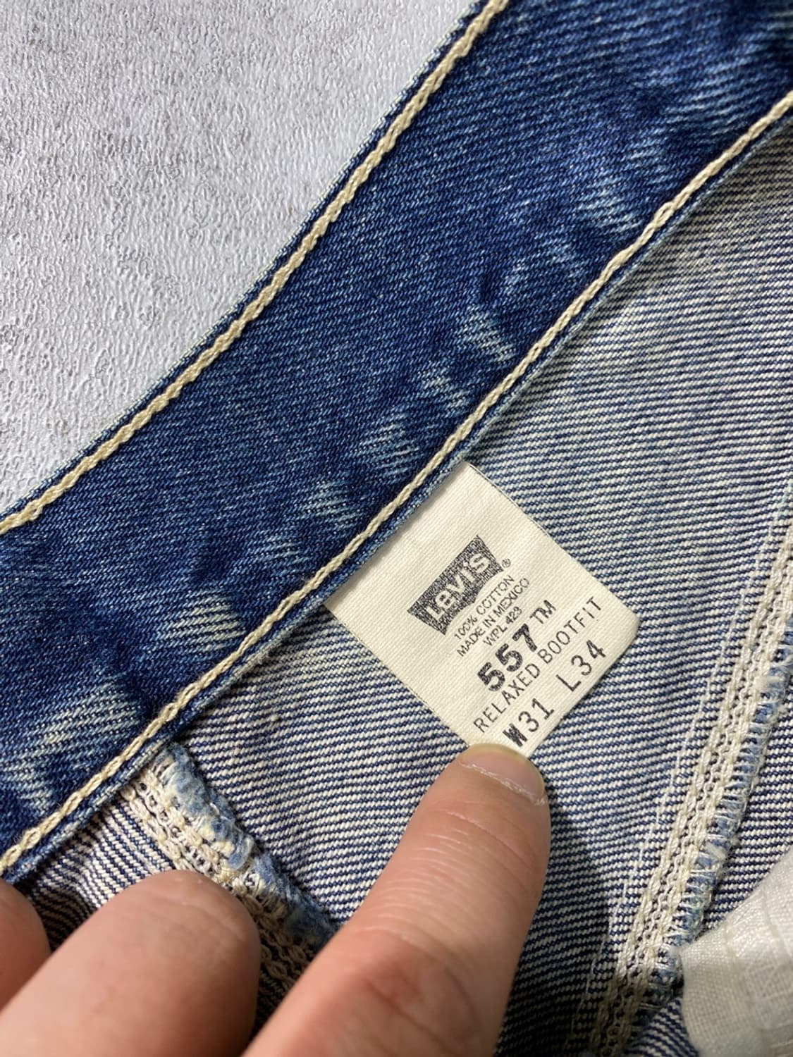 [31] 00s Levi's 557 리바이스 릴렉스드 부츠컷 데님팬츠 상품이미지8
