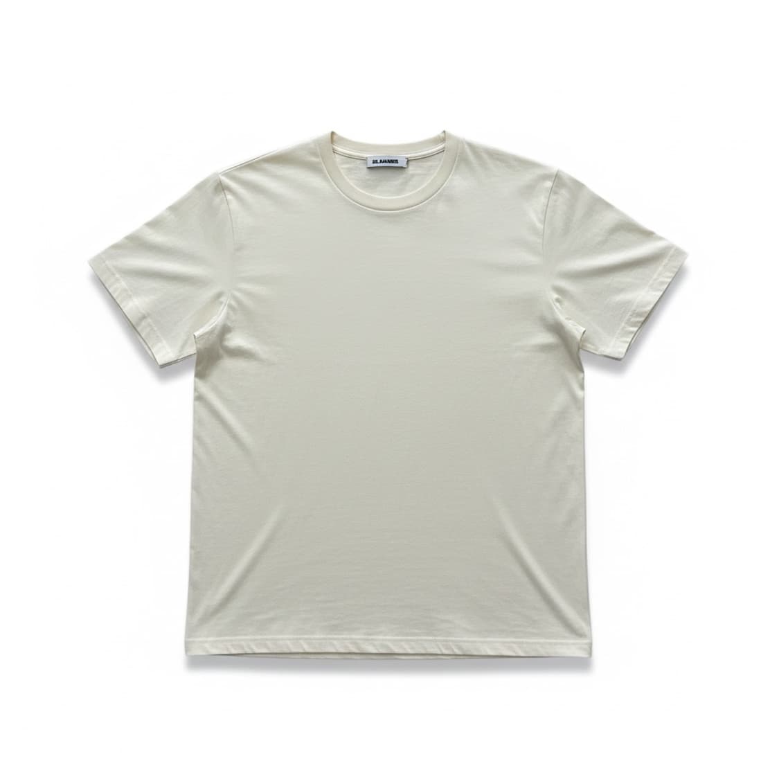 질샌더 아이보리 반팔 티셔츠 L 상품이미지1