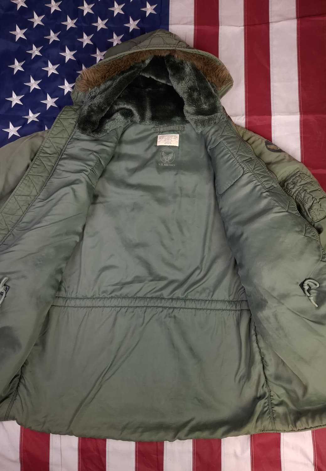오리지날 휴스턴 미공군 N-3B 파카 상품이미지9