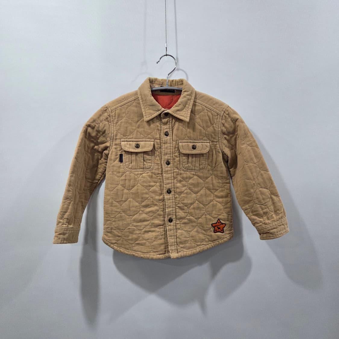 블루독 키즈 코듀로이 퀼팅 자켓 55/110 상품이미지1