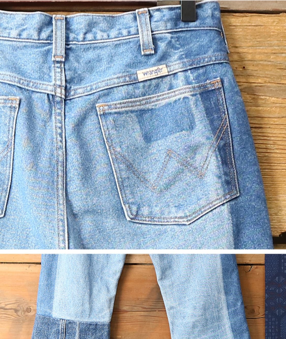 

일본판 wrangler 랭글러 빈티지 부츠컷 커스텀 데님팬츠  

 상품이미지6