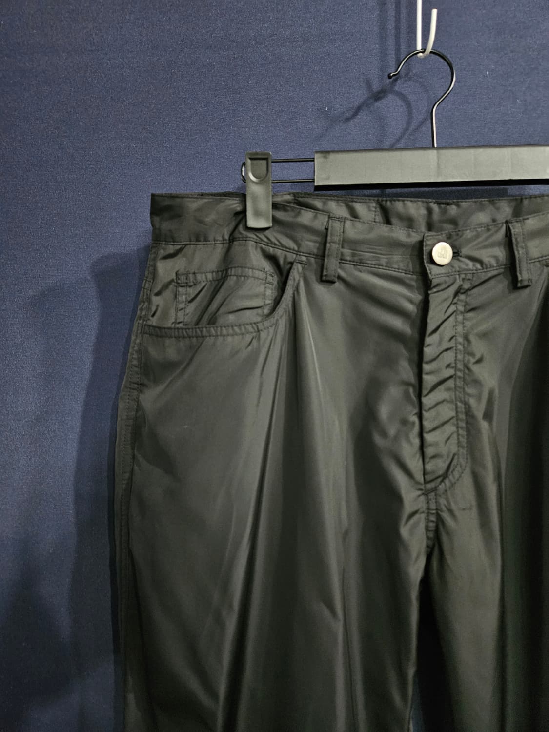 플라스틱 프로덕트 블랙 남성 허리 32~33 와이드팬츠  상품이미지4