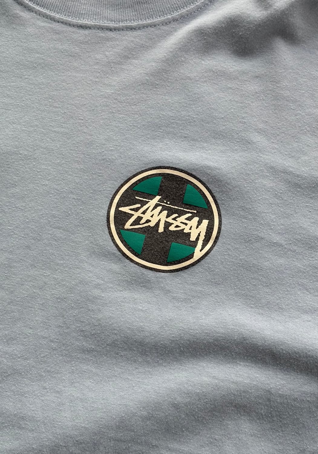 stussy 스투시 크로스 닷 피그먼트 다이드 티셔츠 L (103) 상품이미지4