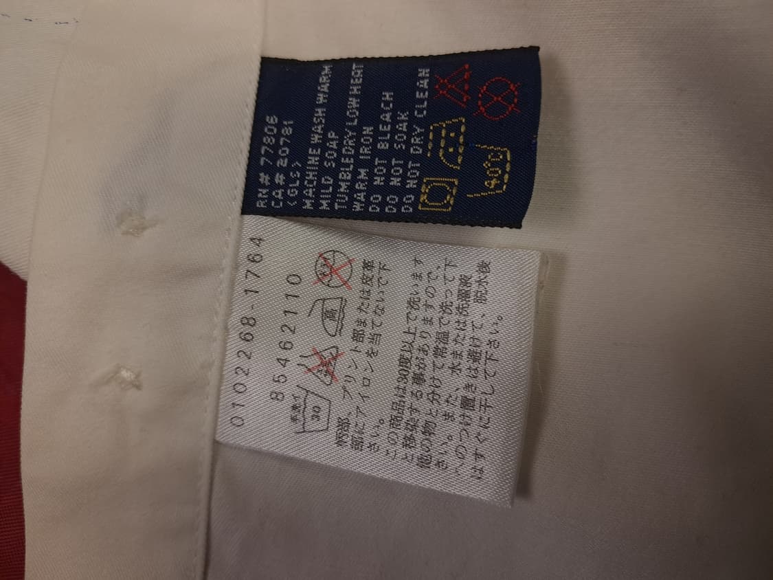 오리지날 일본판 타미힐피거 핸드페인팅 빅로고 반팔 셔츠 상품이미지7