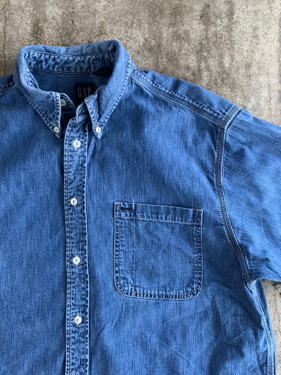 올드 갭 데님 워크 셔츠 상품이미지4