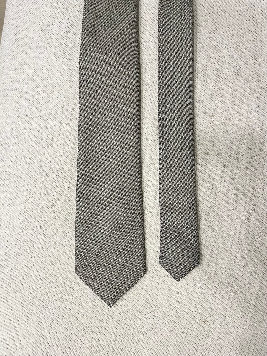 앤드지 베이지그레이 넥타이 상품이미지1