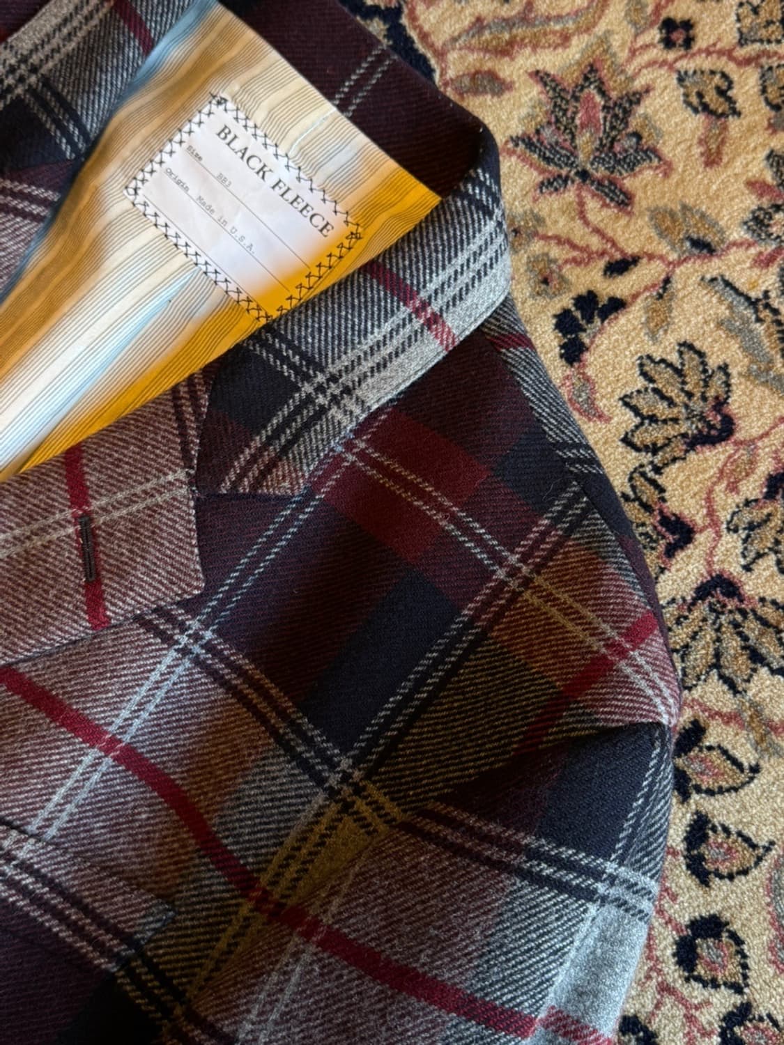 브룩스 브라더스 블랙플리스 체스터필드 코트 100 상품이미지4