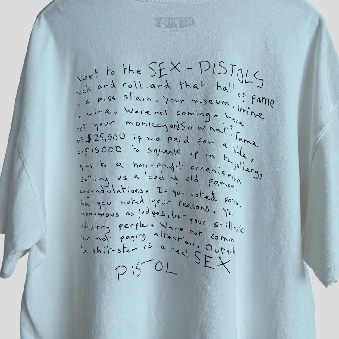 (여성XL)GU 지유 Sex Pistols 섹스 피스톨즈 반팔티셔츠 상품이미지5