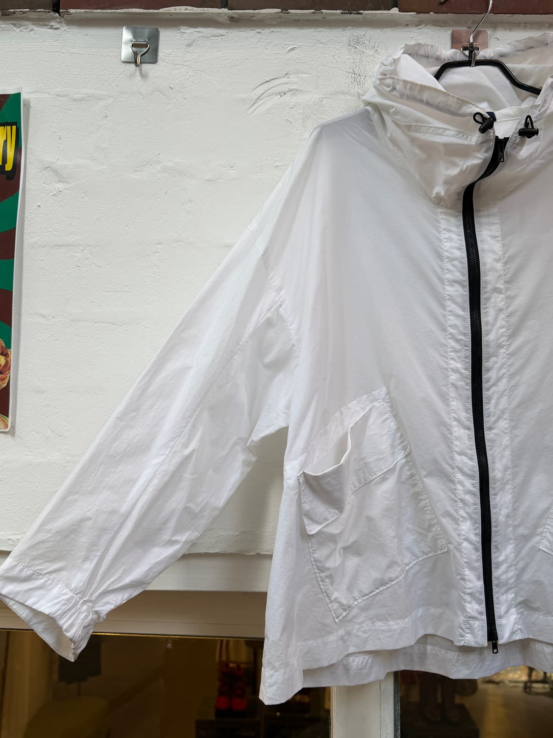 Crescent 나일론 코튼 블렌드 후드 집업 M 상품이미지3