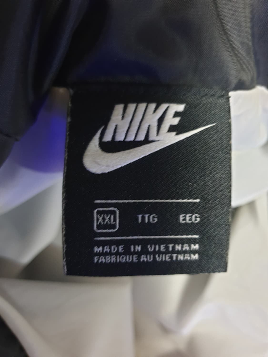 나이키 에어 우븐 하프집업 후드 아노락 검횐 (XXL) 상품이미지4