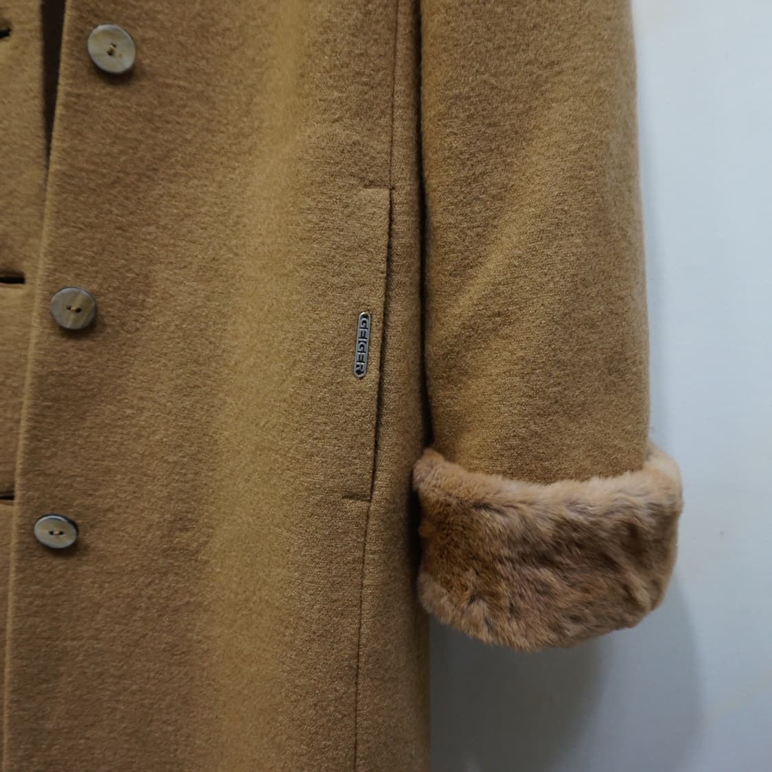 호주 국내매장판 가이거 울 후드 롱 코트 여성 L 사랑봉봉 상품이미지5