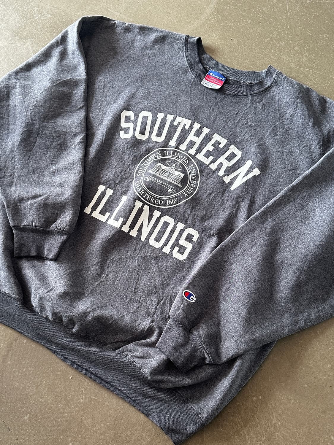 Champion Southern Illinois 크루넥 스웻셔츠 상품이미지3