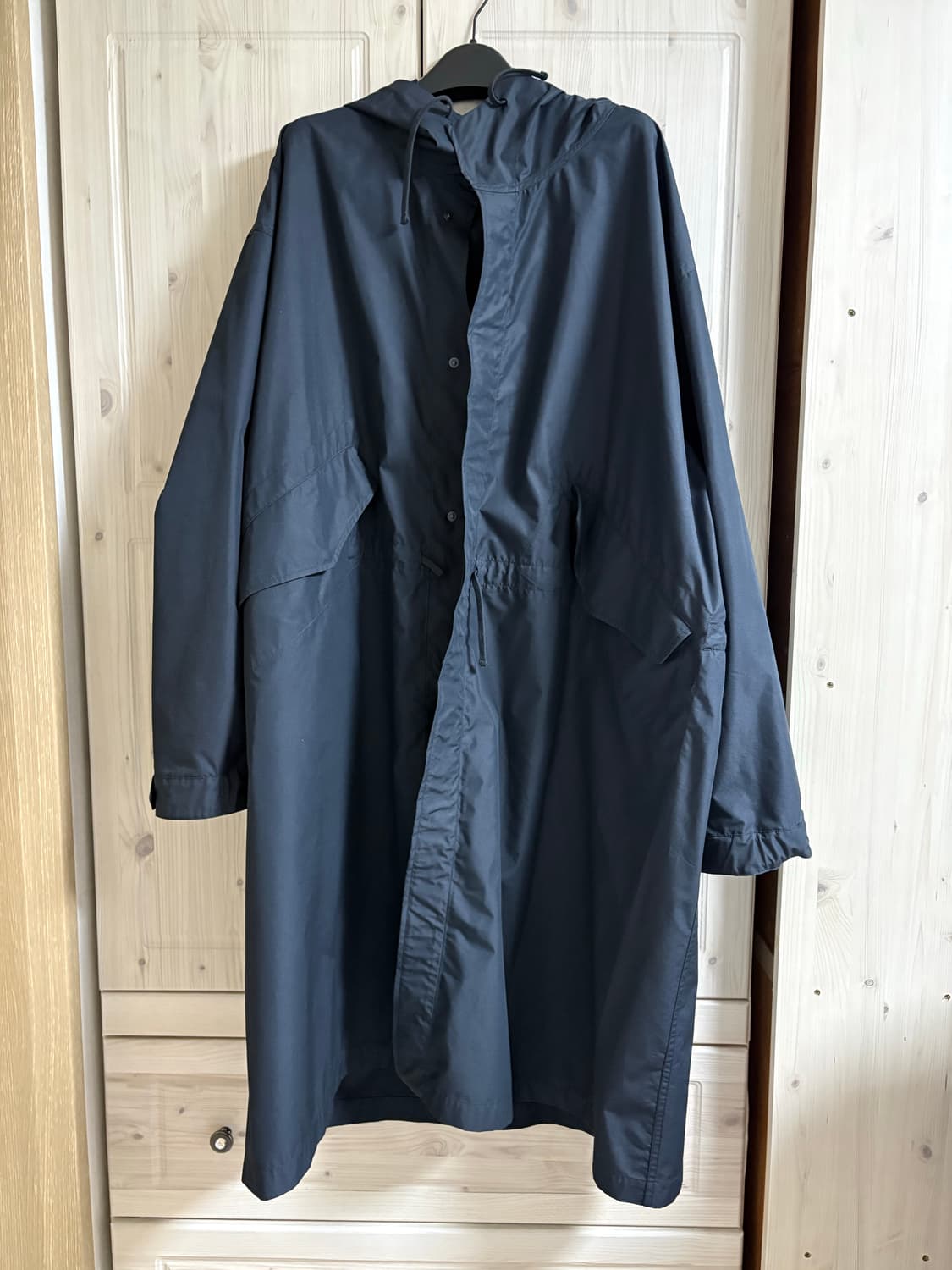 브라운야드 에센셜 후드 파카 다크네이비 5사이즈 상품이미지1