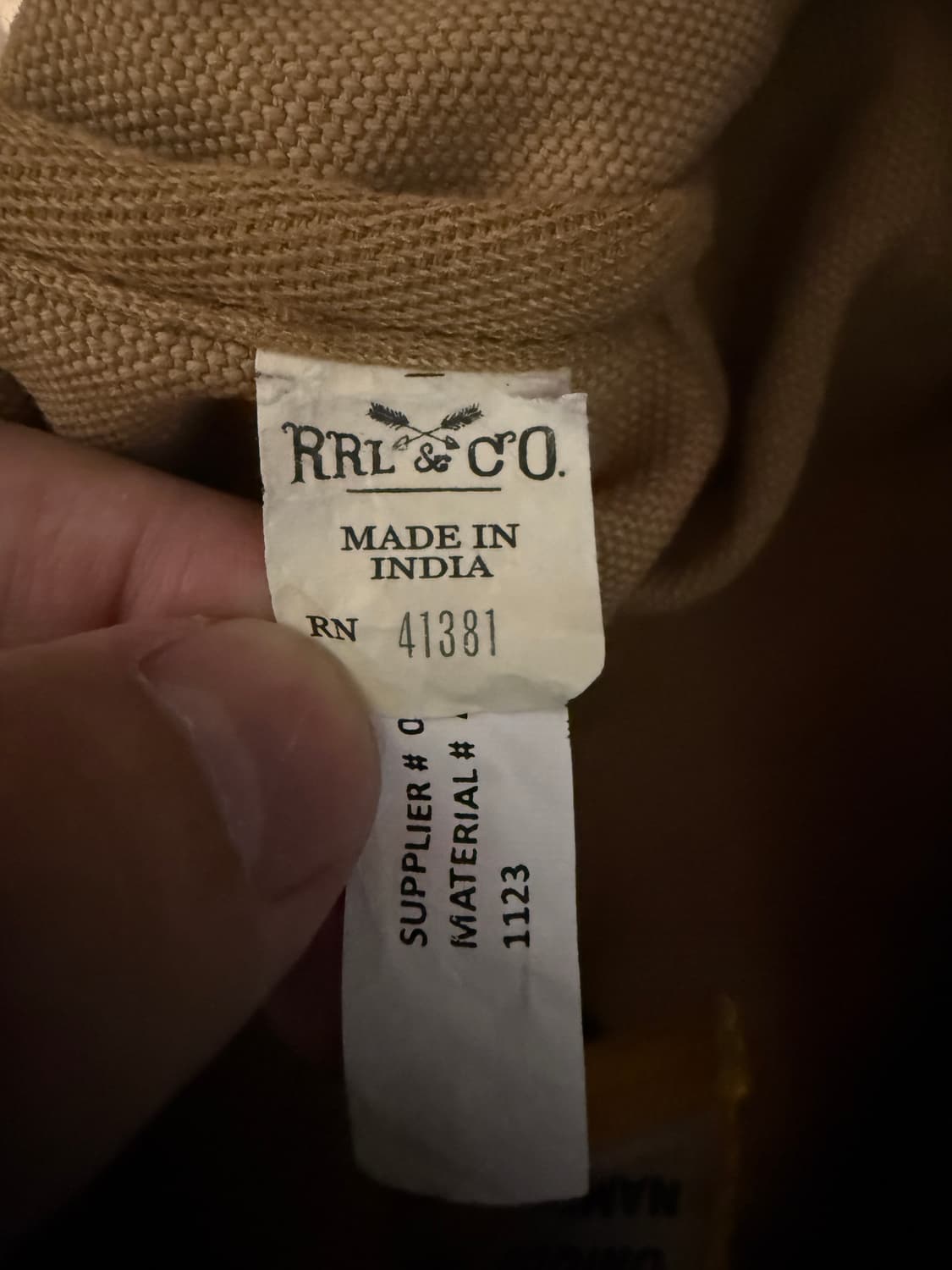 RRL 래더 트림 캔버스 더블백 상품이미지8