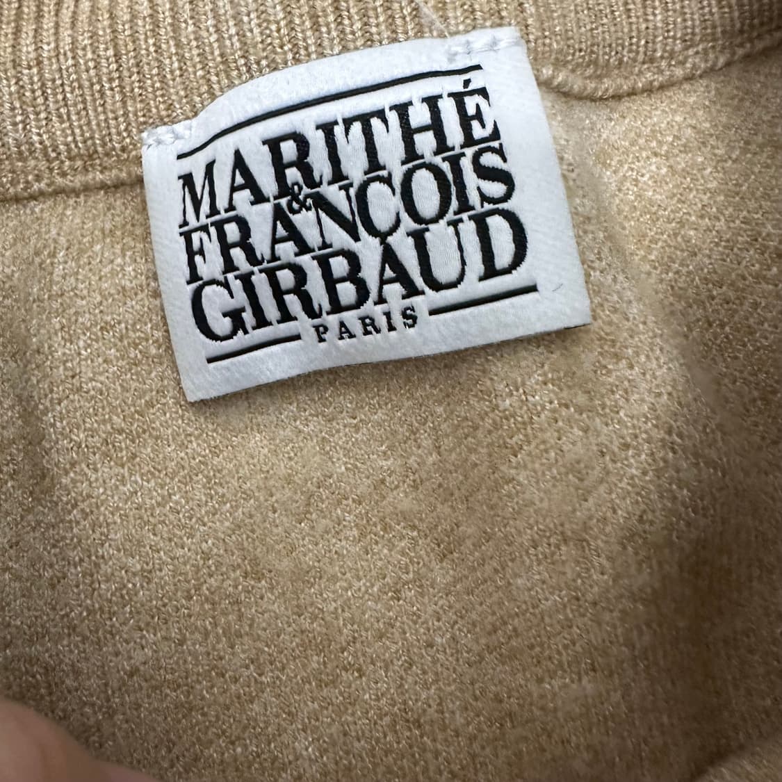 마리떼프랑소와저버 여성 니트 베이지 90사이즈 상품이미지3